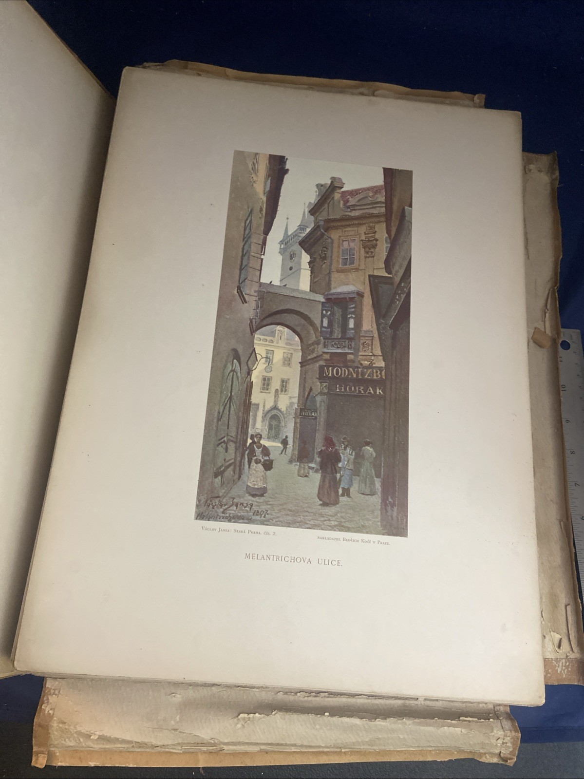 Portfolio Of 100 Watercolors Of Old Prague Czechoslovakia By Vaclava Jansy