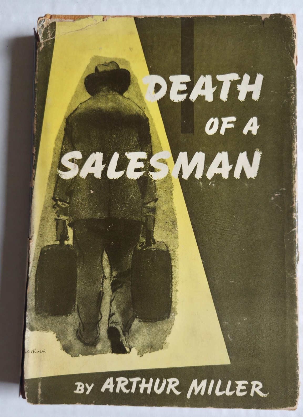 Death of a Salesman by Arthur MILLER (1949 HCDJ $2.50) FIRST EDITION/PRINTING