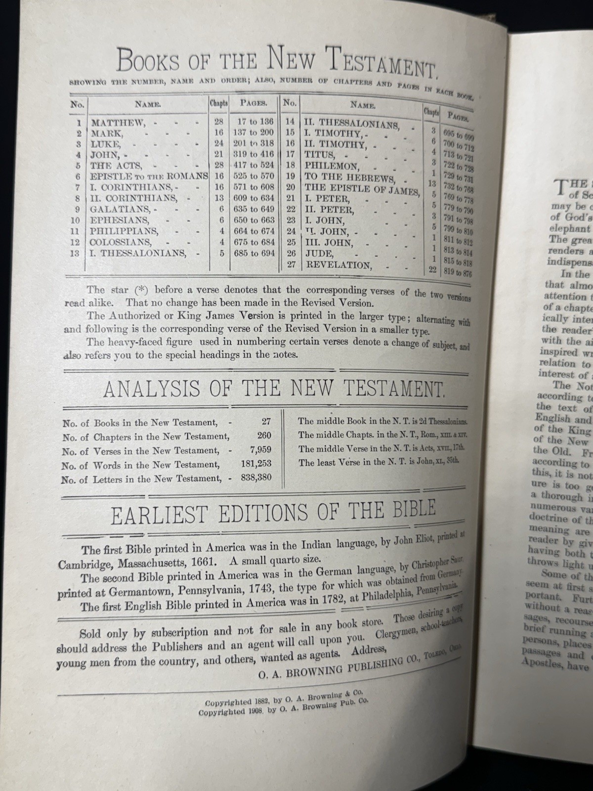The Students‘ Bible Commentary Illustrated Color Map 1908 HC