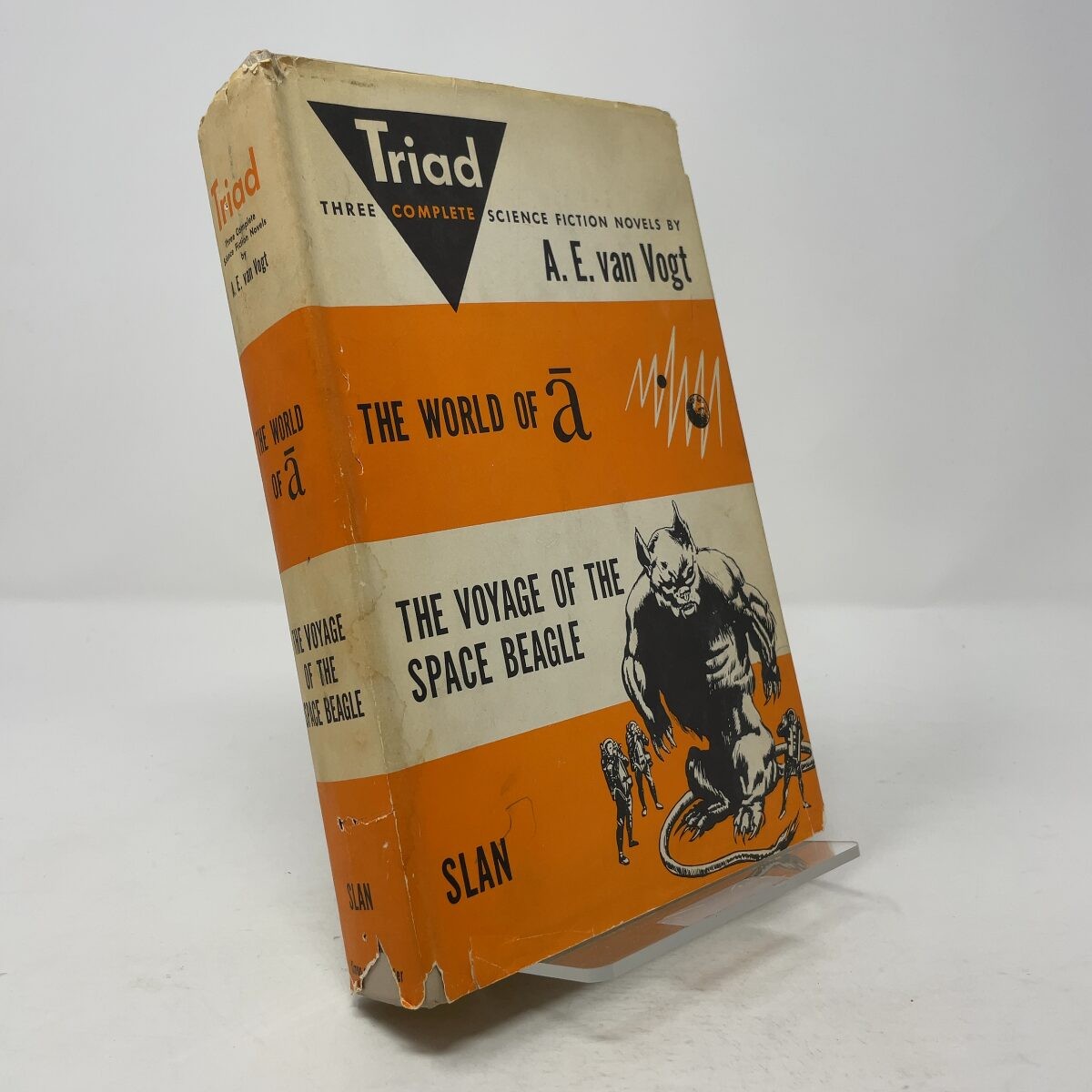Triad by A. E. van Vogt HC Book Club Edition Very Good c. 1951
