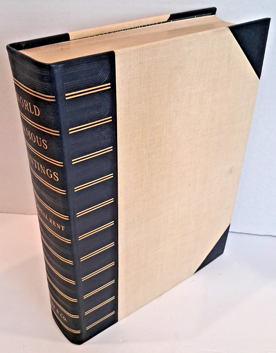 ‚Signed‘ World Famous Paintings by Rockwell Kent (1939) SCARCE Hardcover – SHELF