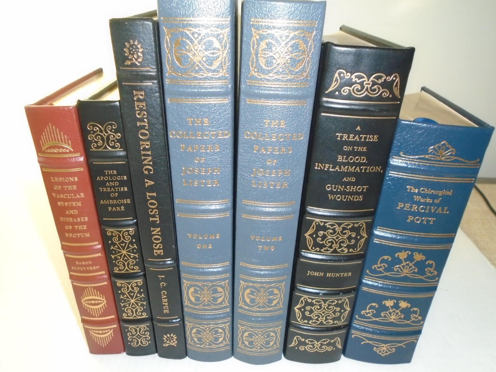 Lot of 7 Limited Edition #1177 of 7,500 The Classics of Surgery Library