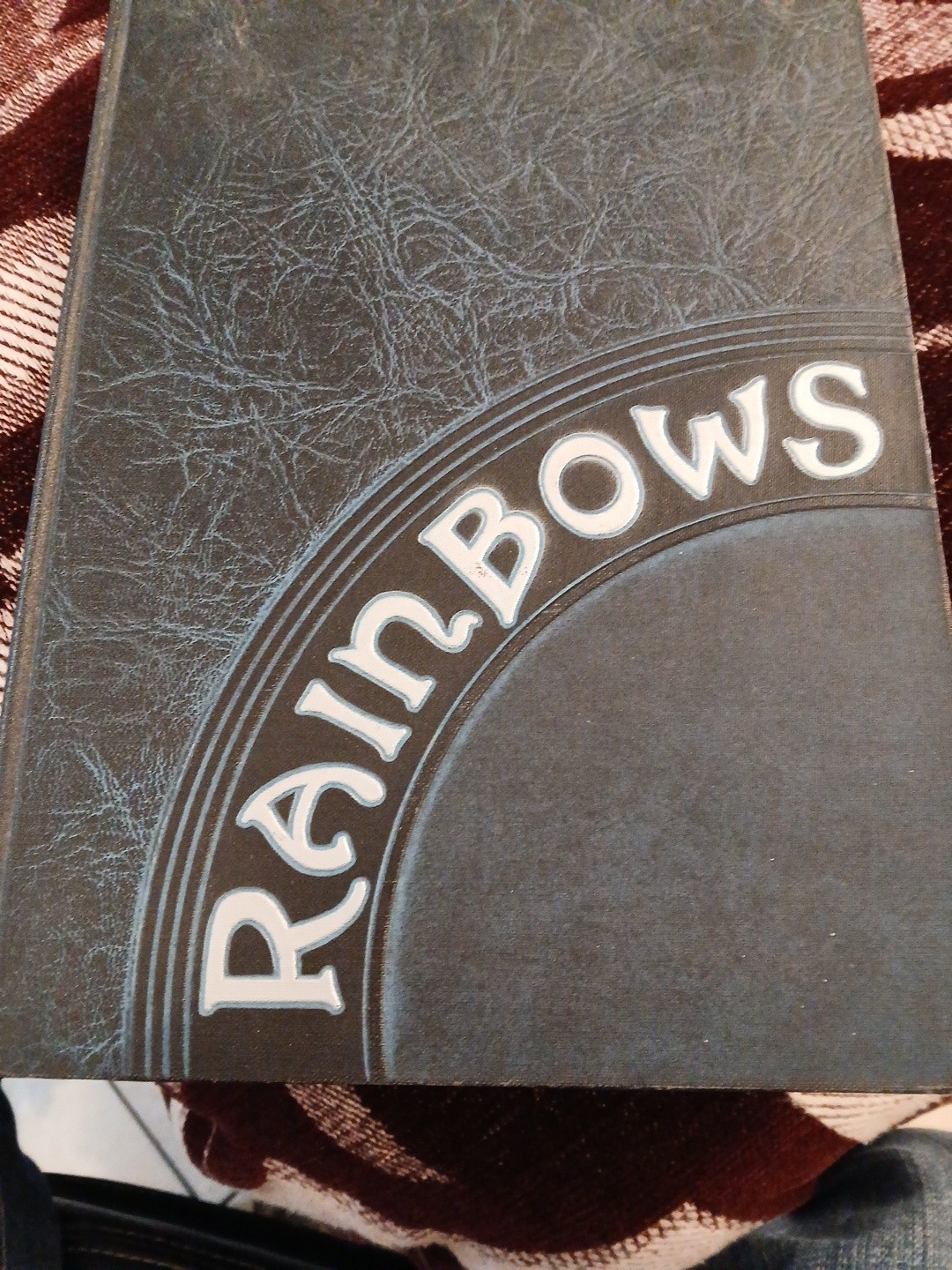 Rainbows Book Of Hope 1946 Religious Vtg Illustrated Faith Poetry Inspirational