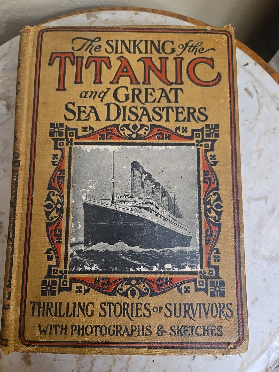 1st EDIT 1912 LOGAN MARSHALL The SINKING Of The TITANIC GREAT SEA DISASTERS Read