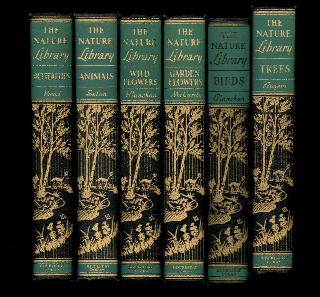 THE NATURE LIBRARY set of 6 Hard Cover * 1926 printing Trees, Flowers Birds +