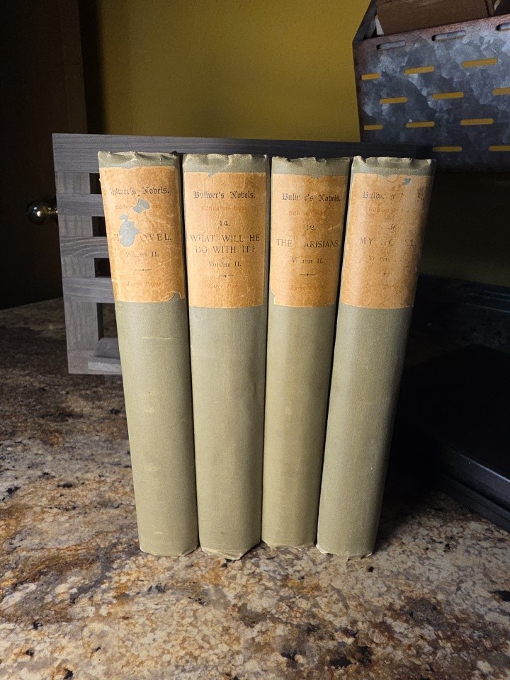 Victorian Edward Bulwer Lytton Edition De Luxe Book Lot 1891 1892 Limited