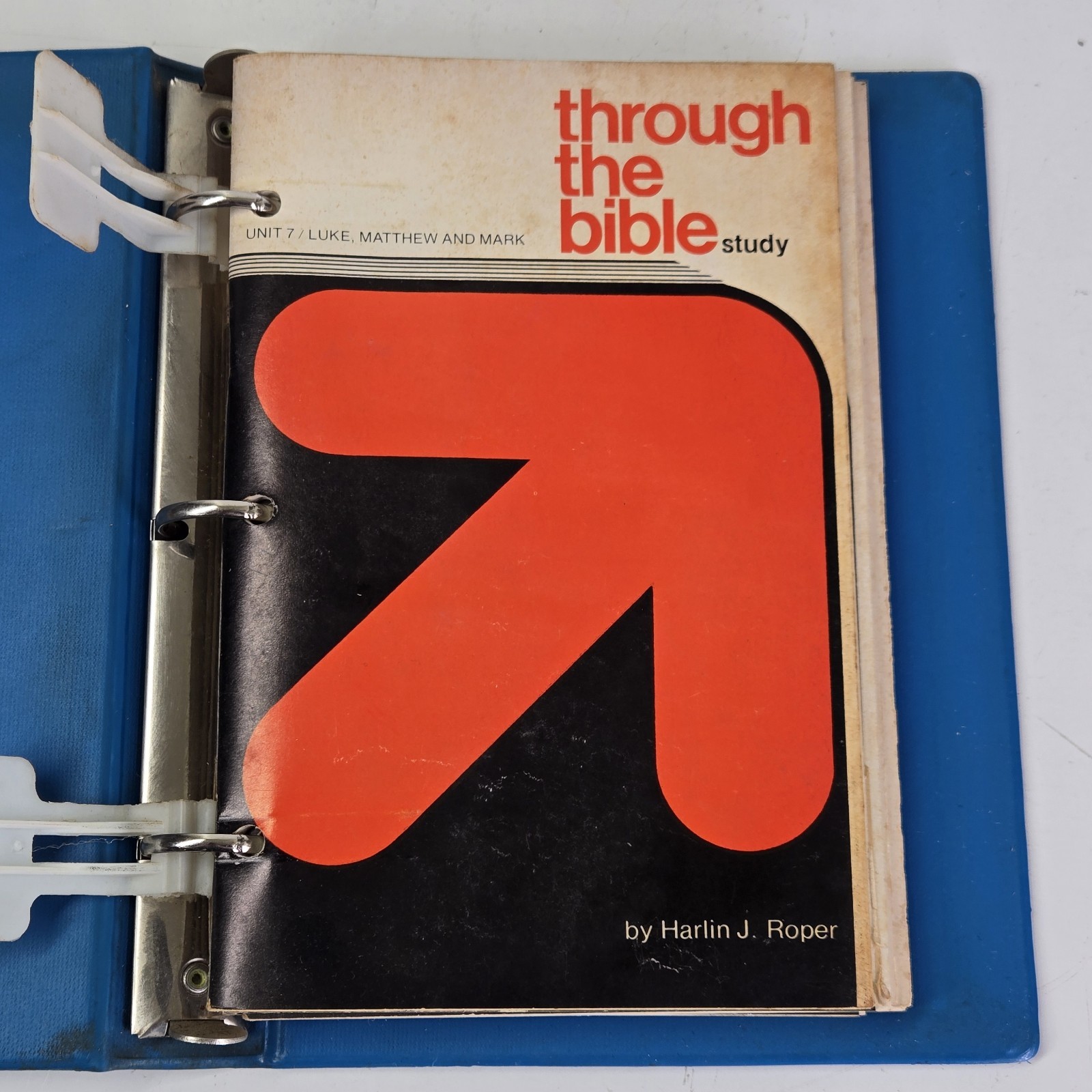 Through the Bible Study Course Harlin J. Roper 12 Booklets W/Binders
