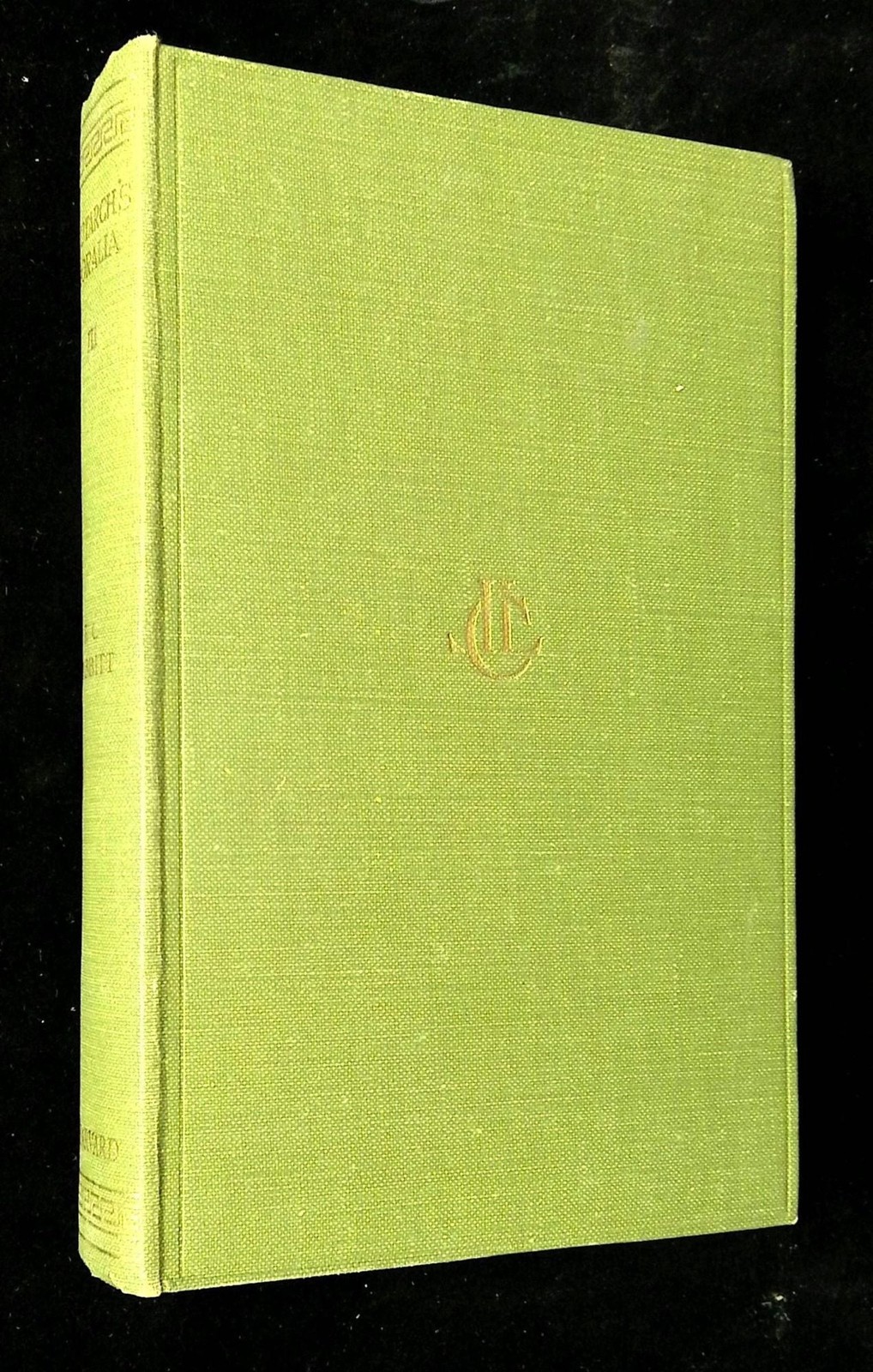 Frank Cole Babbitt / Plutarch’s Moralia III 172A-263C This volume only Loeb