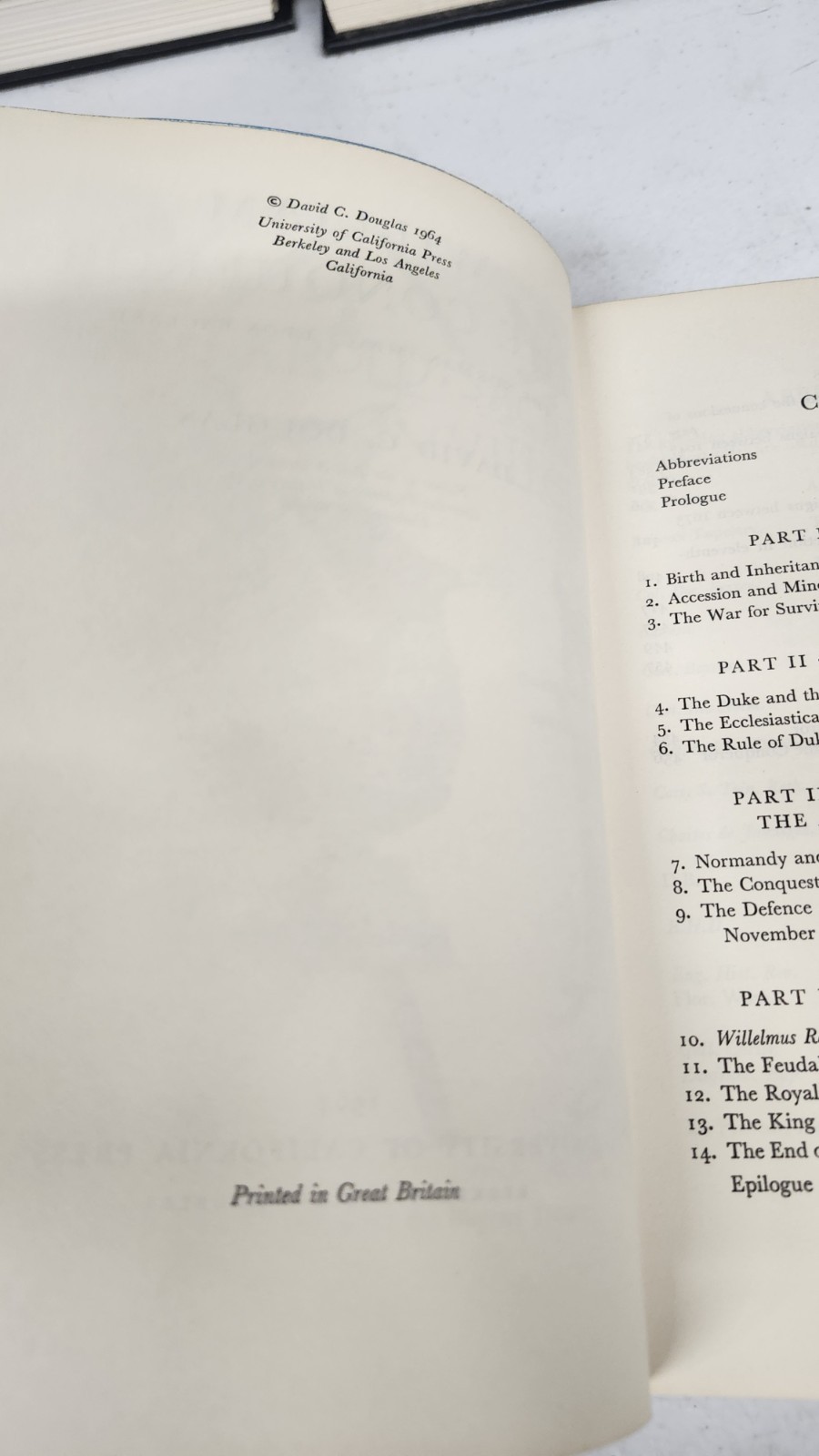 William the Conqueror (English Monarchs) by Douglas, David C. Hardback 1964