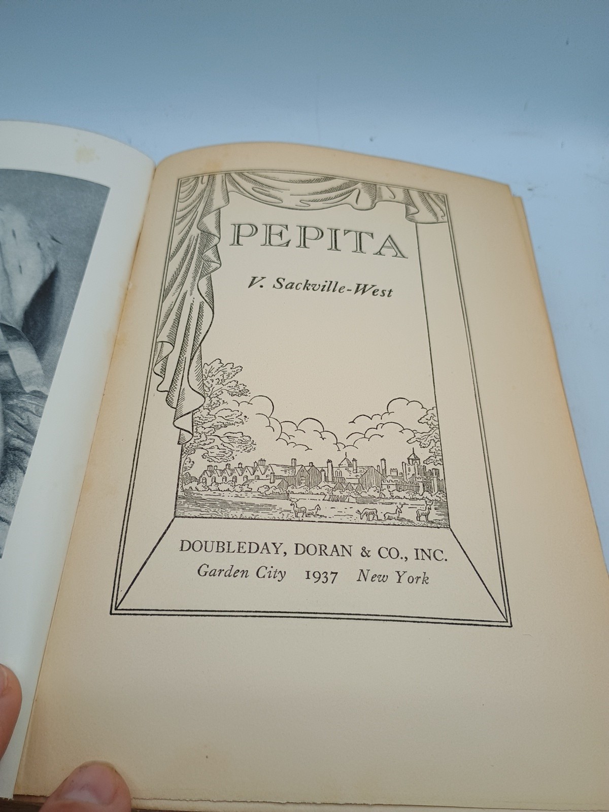 Pepita Vita Sackville-West First Edition US First Printing No Dust Jacket Vtg