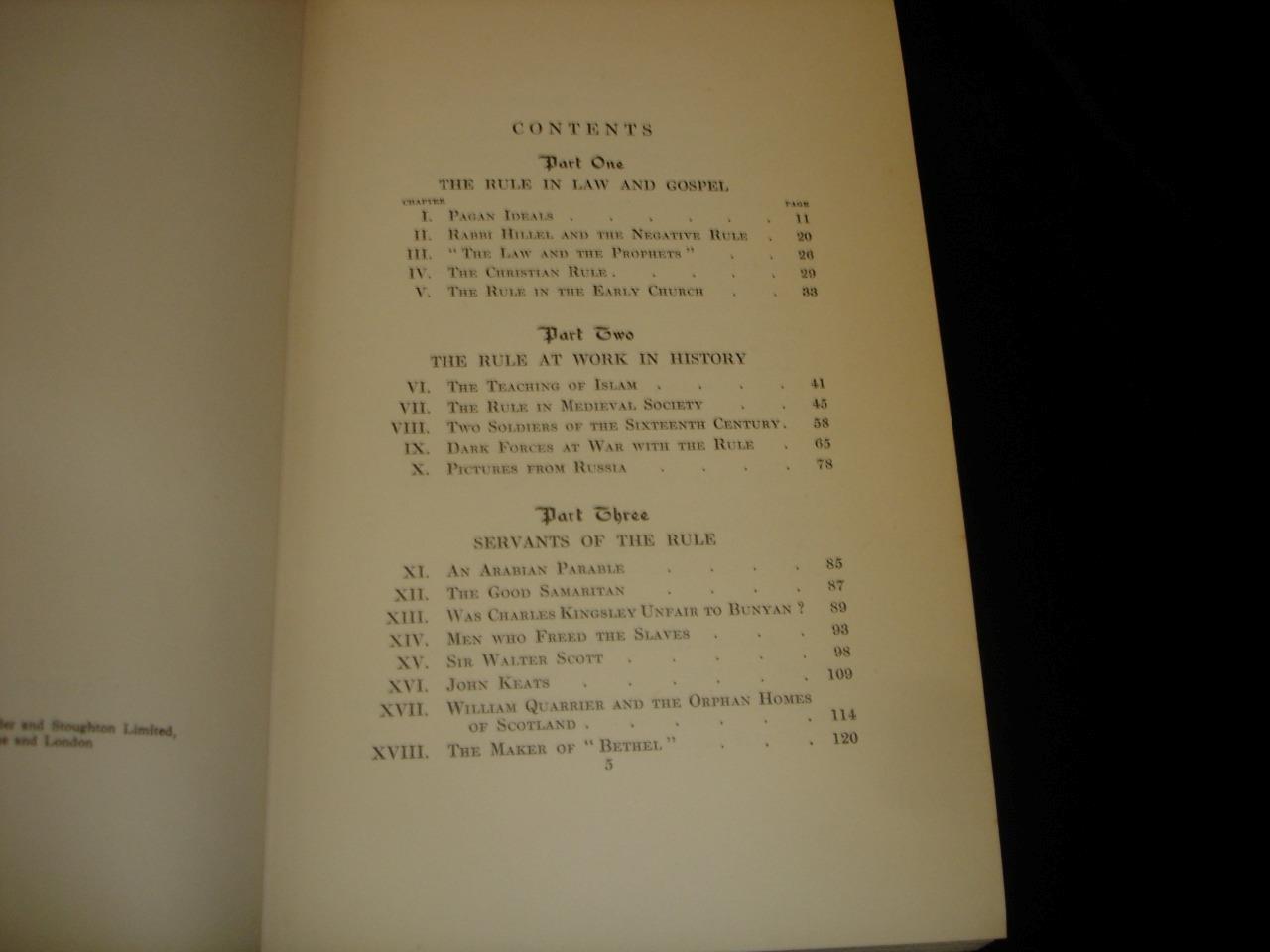 1933 A Book Of The Golden Rule by Jane T Stoddart spirituality world religions