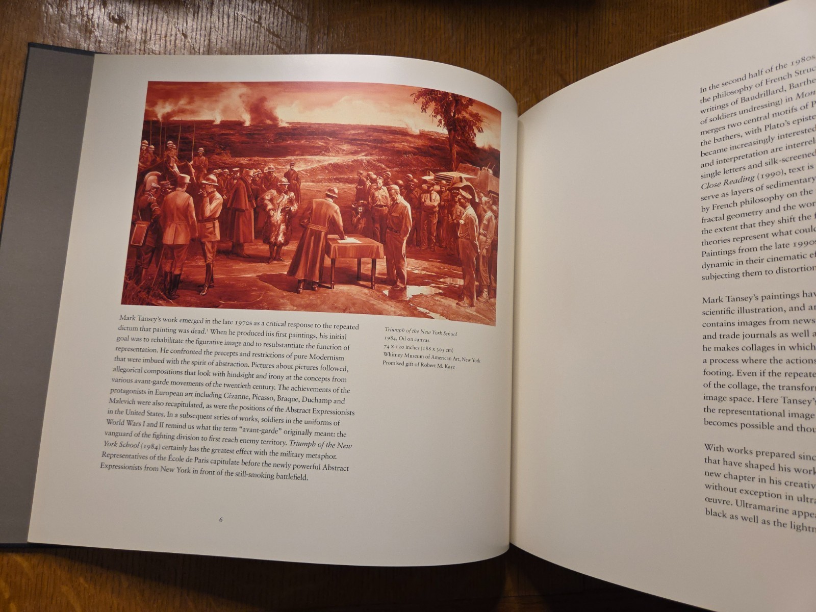 Mark Tansey by Dr. Roland Monig Gagosian Gallery Ltd First Edition Hardcover VG+