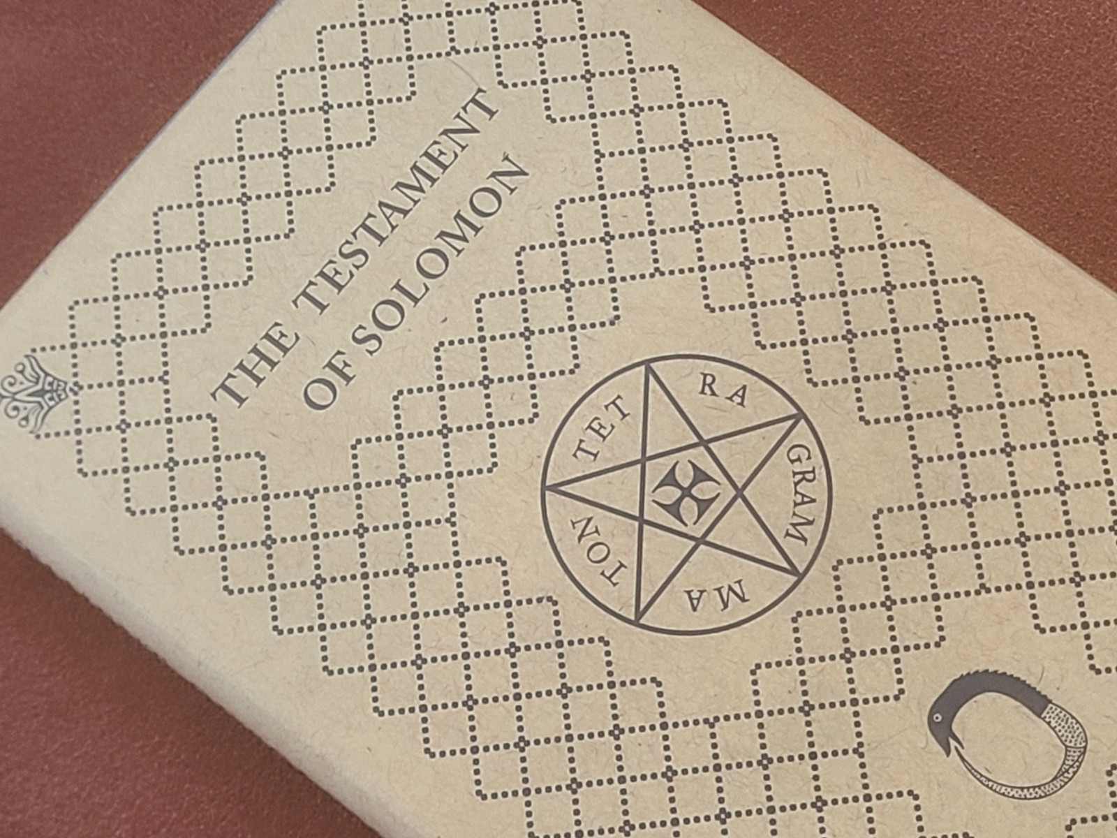 The Testament Of Solomon; Ouroboros Press