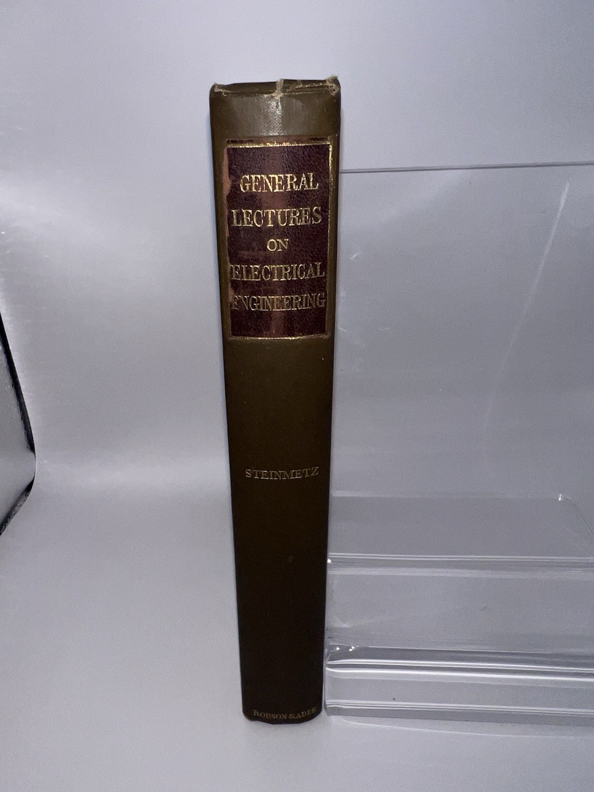 General Lectures On Electrical Engineering By Charles Steinmetz 1908 2nd Edition