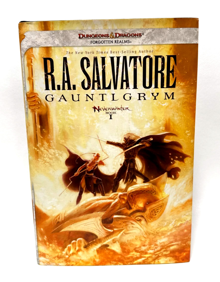 Gauntlgrym by R A Salvatore First Edition/1st Printing Hardcover Neverwinter