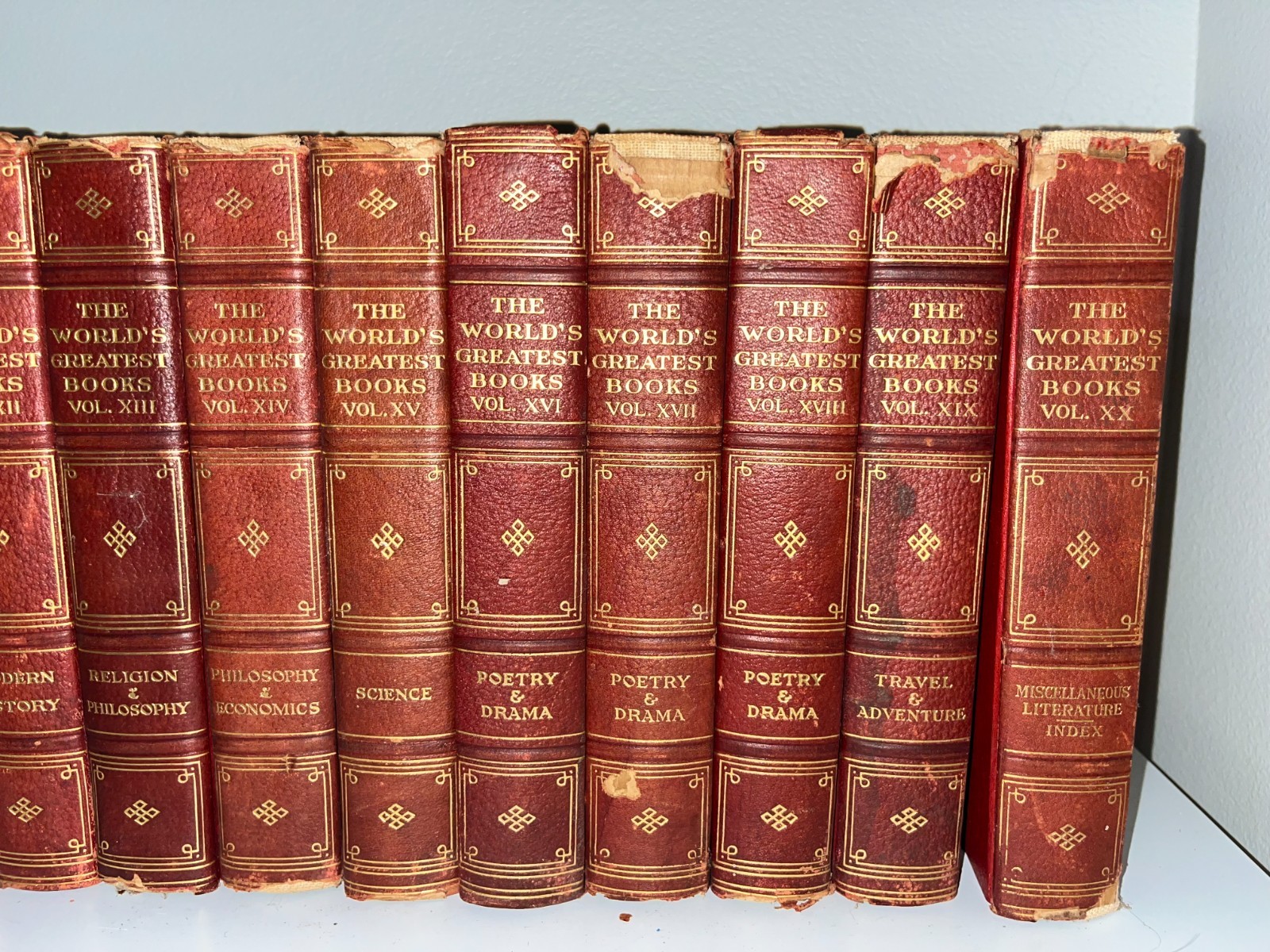 Full Set “The World’s Greatest Books” 1910 McKinley Stone Mackenzie McClure