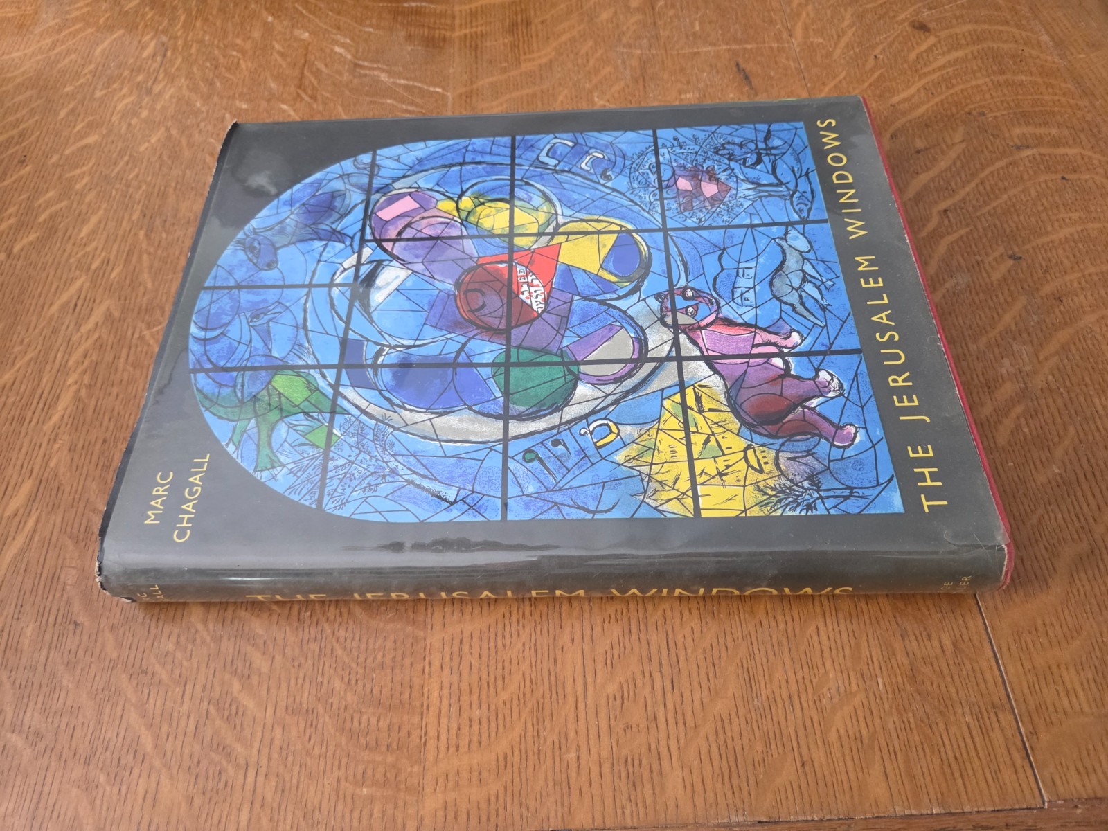 Marc Chagall The Jerusalem Windows 1962 Hardcover Book DJ 2 Original Lithographs