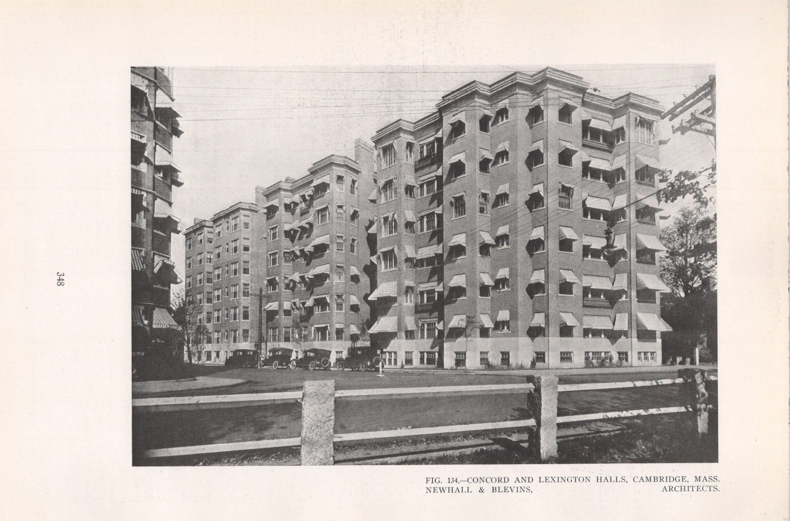 1922 * Concord & Lexington Halls Cambridge MA * Newhall & Blevins Architects