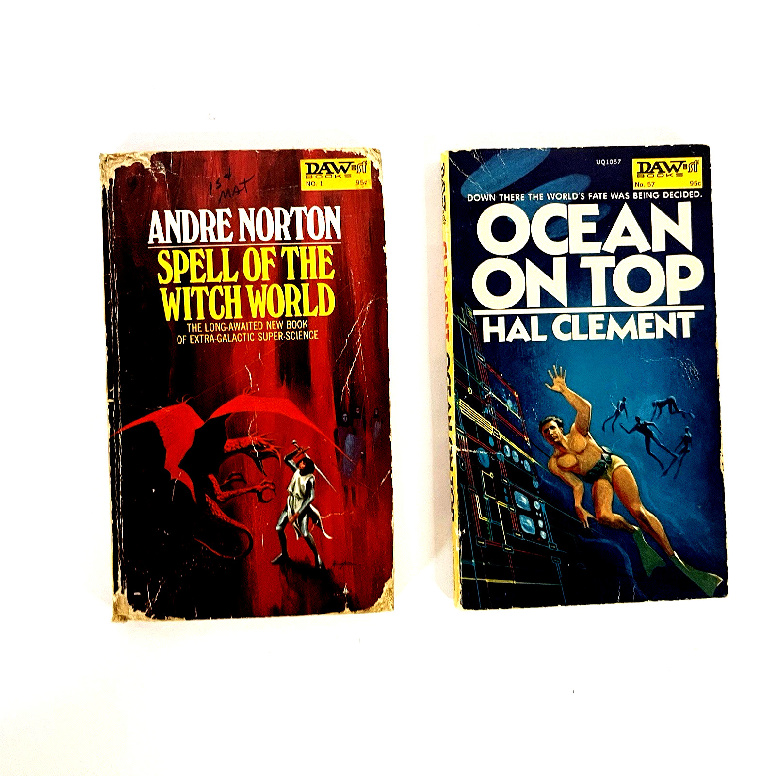 Vintage The Book of Andre Norton DAW Mix Lot of 10 Science Fiction Novels