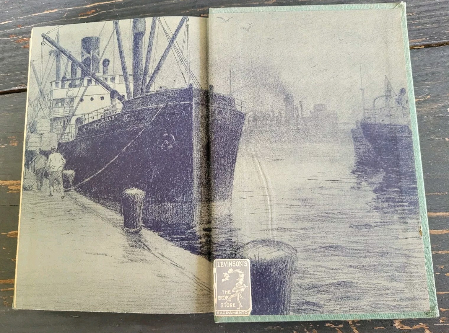 Foghorns, A Story Of The San Francisco Front, Howard Pease, 1945 Antique Book