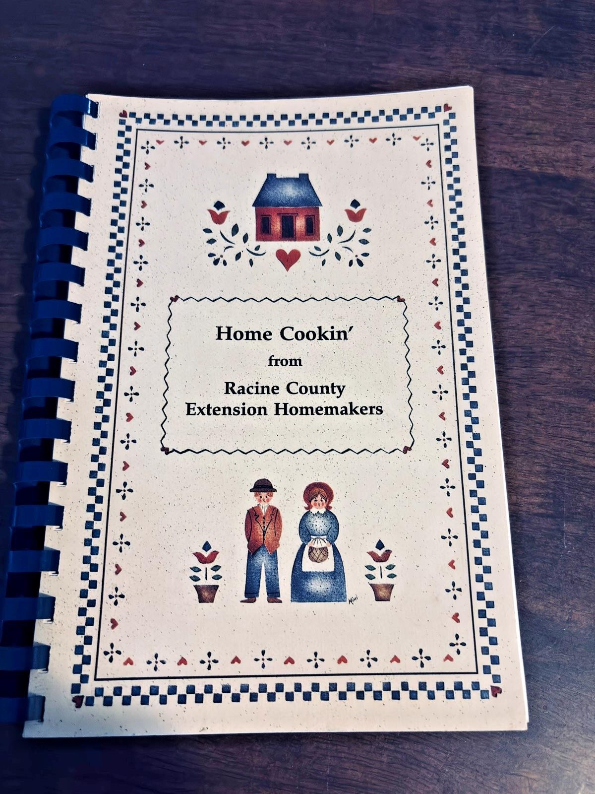 Cookbook Home Cookin‘ Racine County Wisconsin Extension Homemakers Recipes 1992