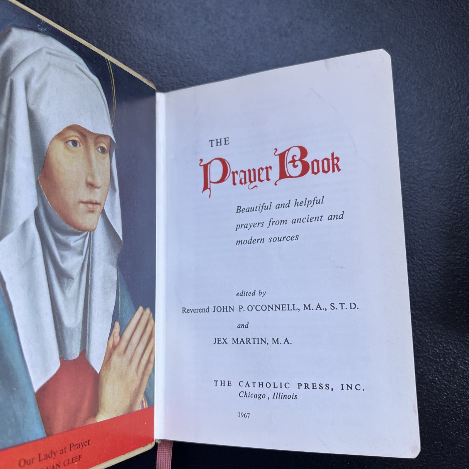 Library Of Catholic Devotion Set Prayer Book & Christ & the Church Vtg 1967 1965