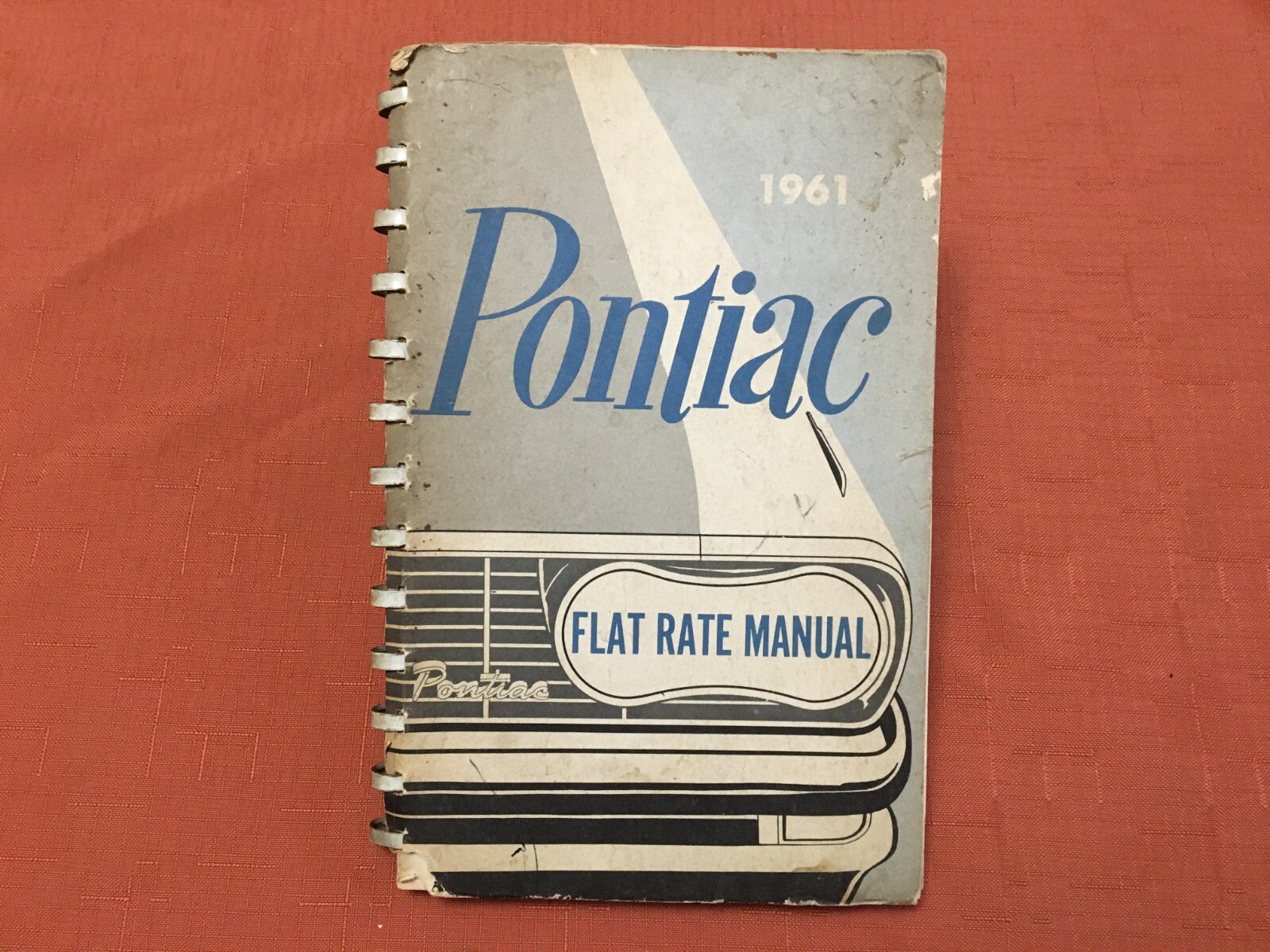 Pontiac 1961 Flat Rate Manual – Softcover/Spiral Bound – See Photos