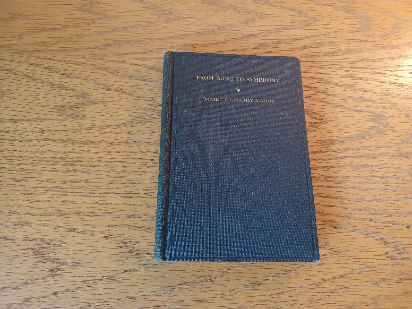 From Song To Symphony Daniel Gregory Mason 1924 Hardcover Oliver Ditson