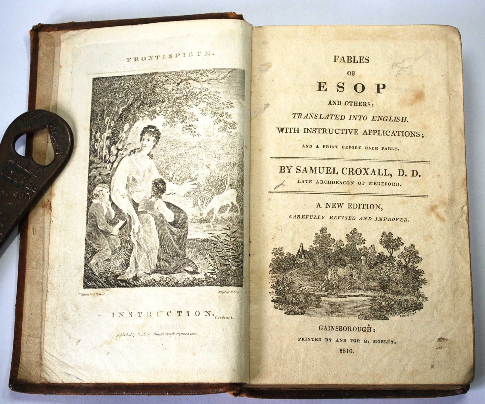 Fables Of Esop And Others-Croxall 1810 numerous woodcuts