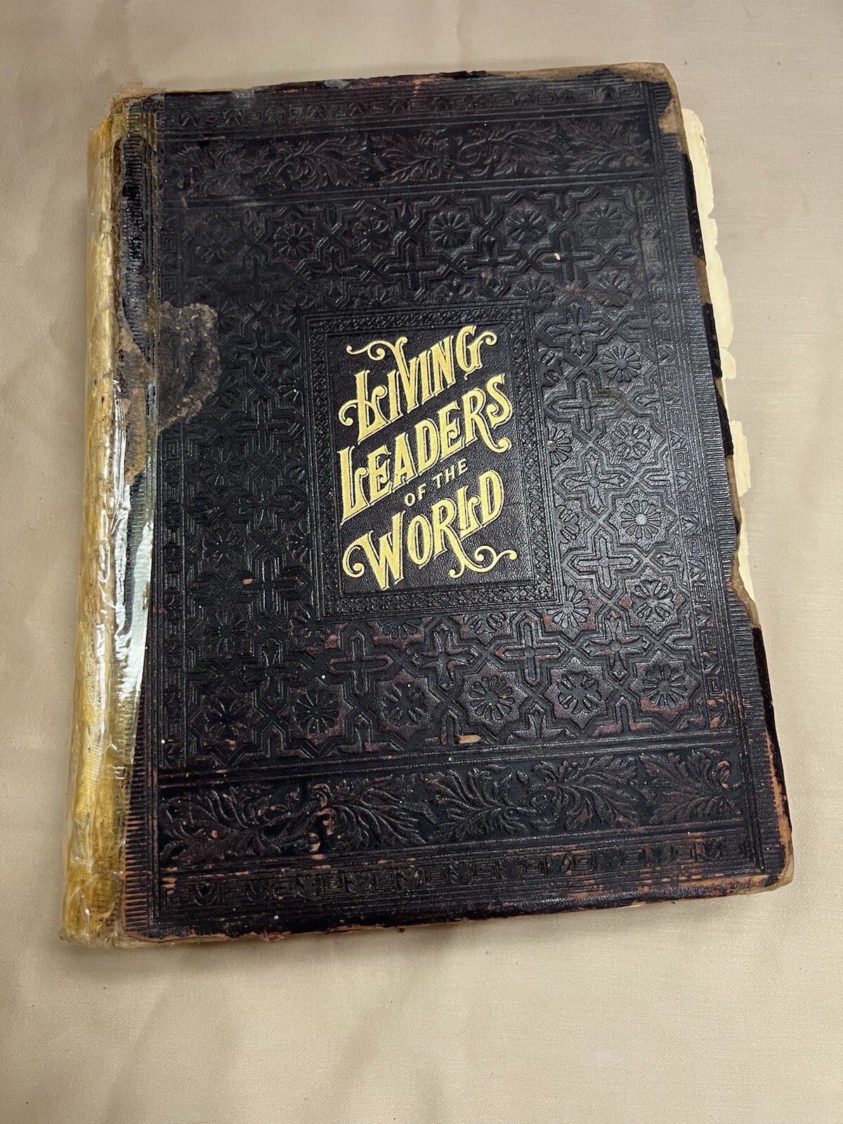 LIVING LEADERS OF THE WORLD: COMPROMISING. 1889, BY WALTER J. BROOKS (858)