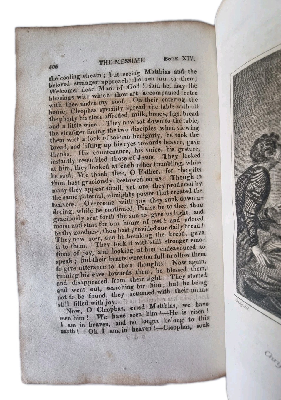 1808 The Messiah Klopstock Full Leather Binding Antique Christian Literature