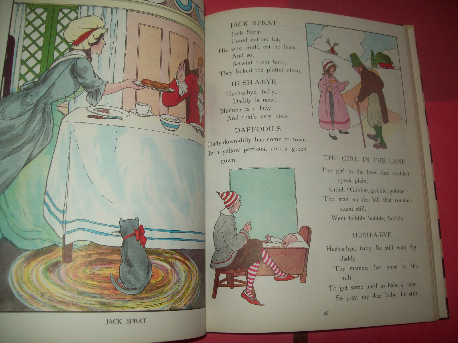 BEST LOVED FAIRY TALES /THE REAL MOTHER GOOSE- TWO LARGE FORMAT HC BOOKS