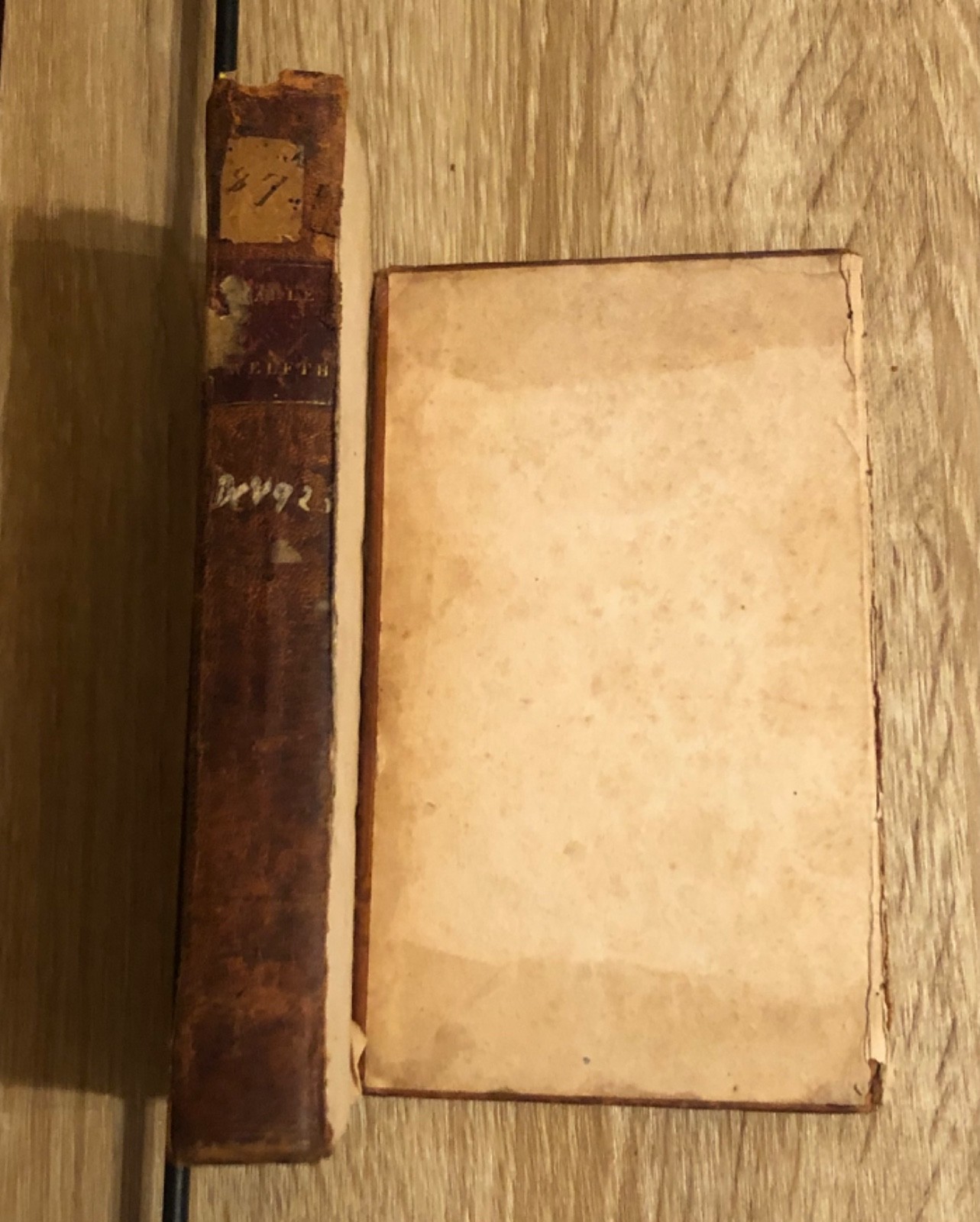 Antique Book HISTORY OF CHARLES XII KING OF SWEDEN by Voltaire leather 1822
