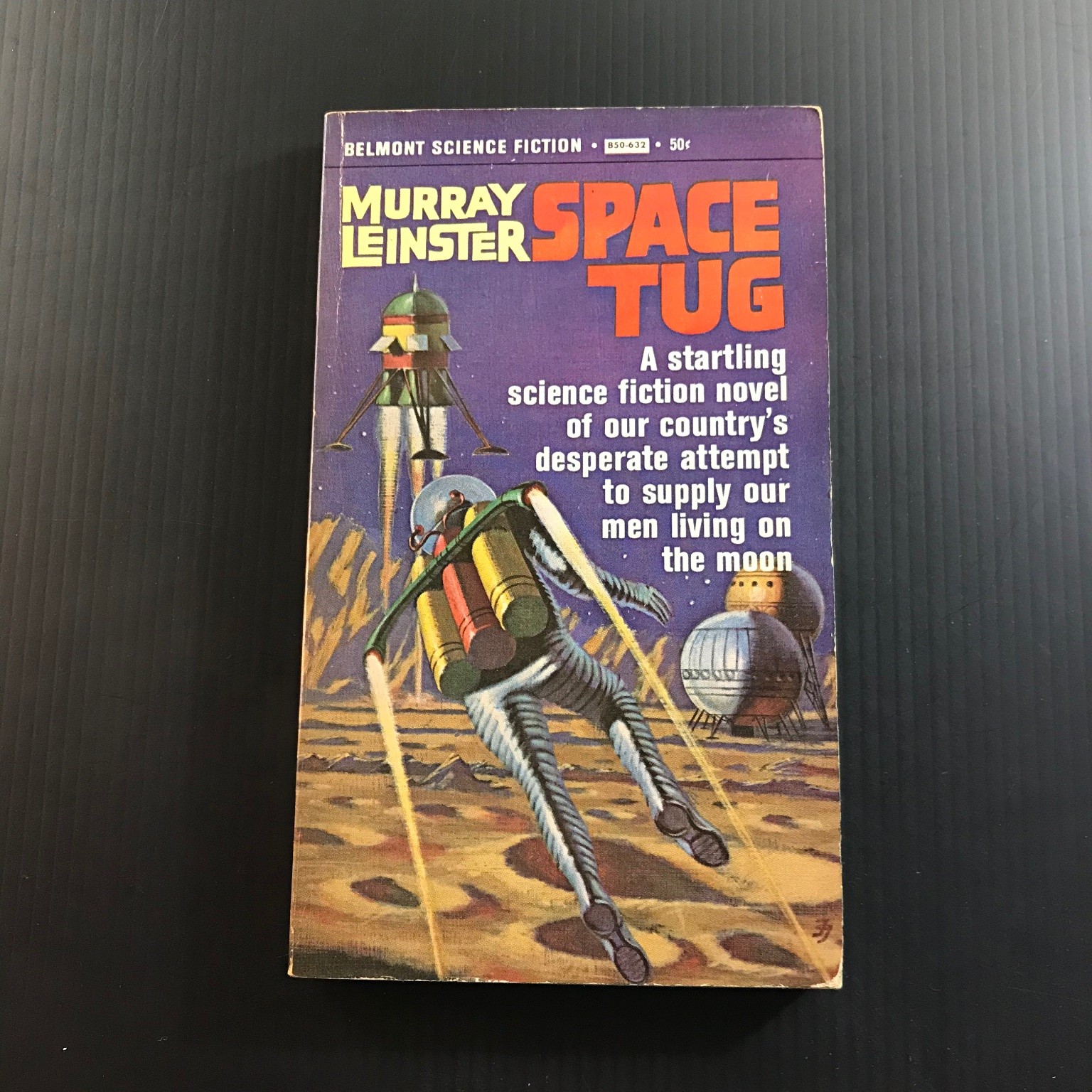 Space Tug Murray Leinster August 1965 Belmont Science Fiction Pulp Classic