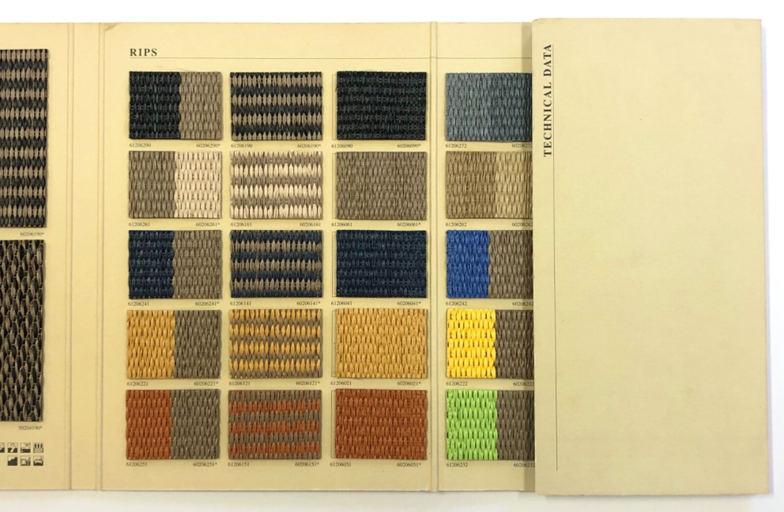 TRADE CATALOGUE with Textile Samples DESIGNER SWEDISH FLOORING Memphis Era