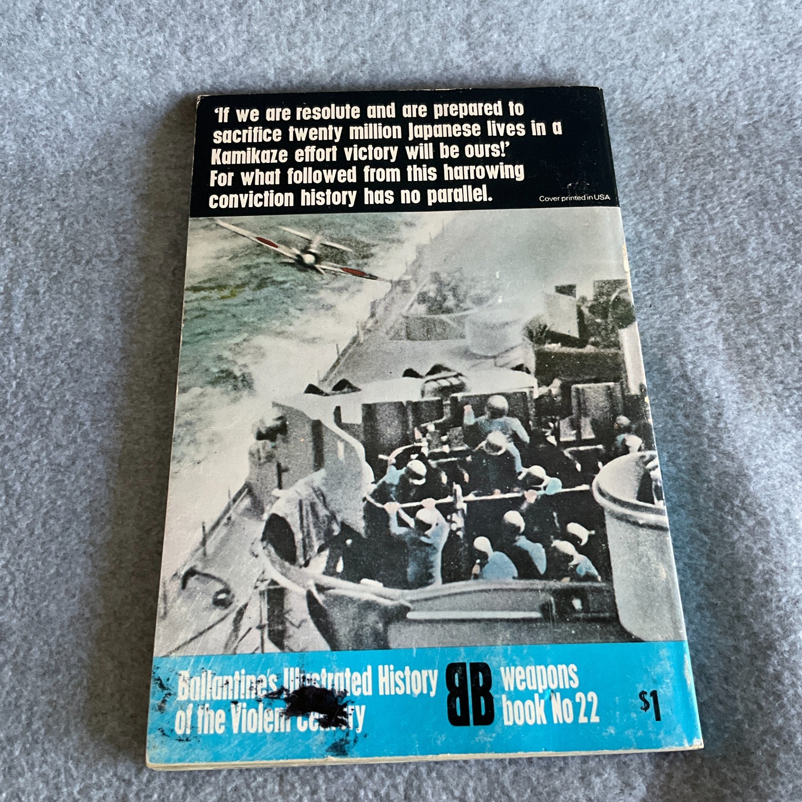 Suicide Weapon Ballantine Illus. History of Violent Century Weapons 1st 1971