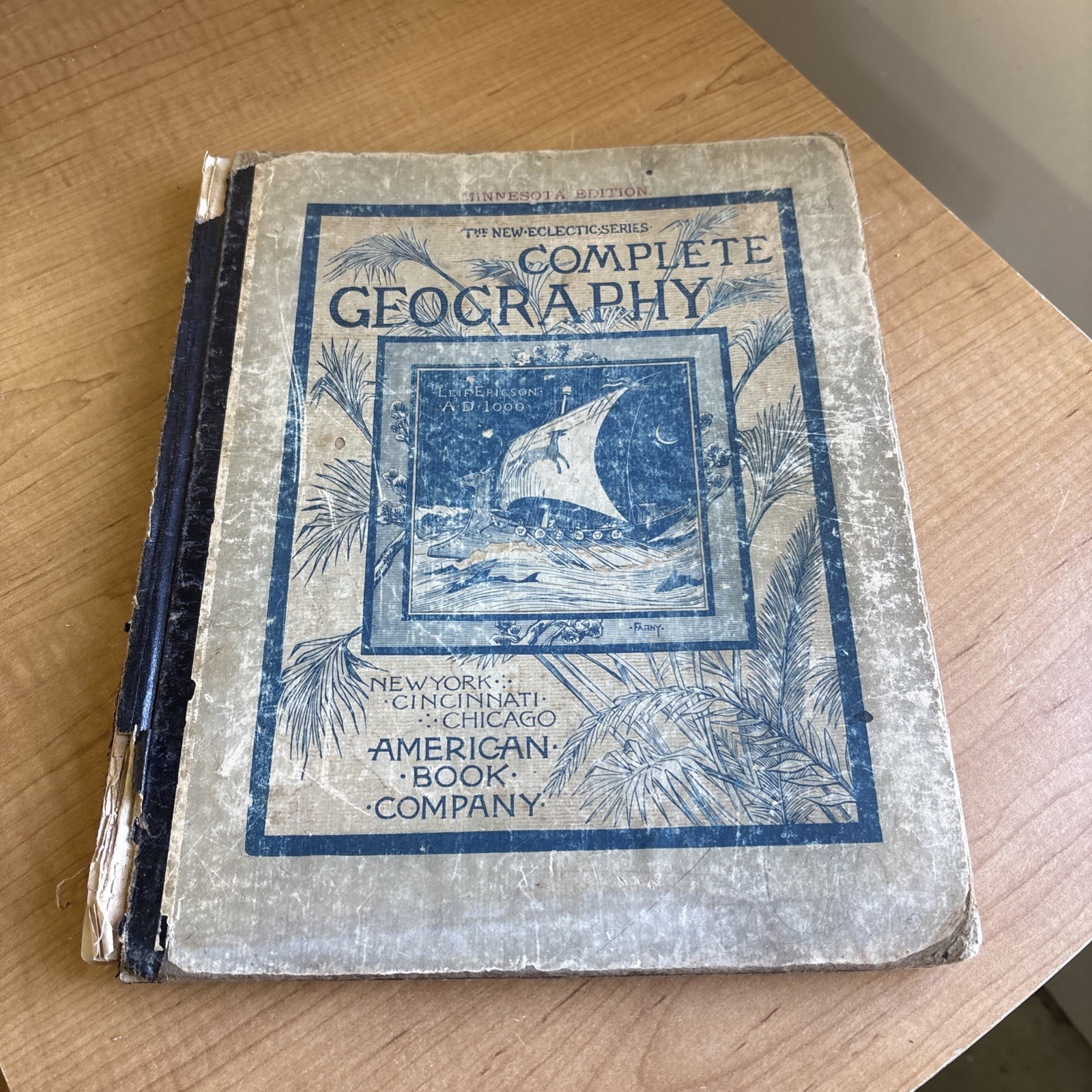 Old book „Complete  Geography“ by American Book Company issued in 1883 ???