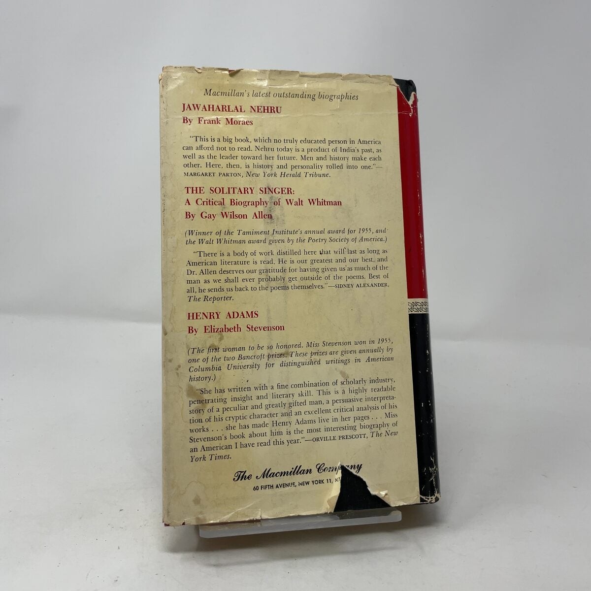 Alexander Hamilton by Broadus Mitchell HC First Edition Very Good 1962