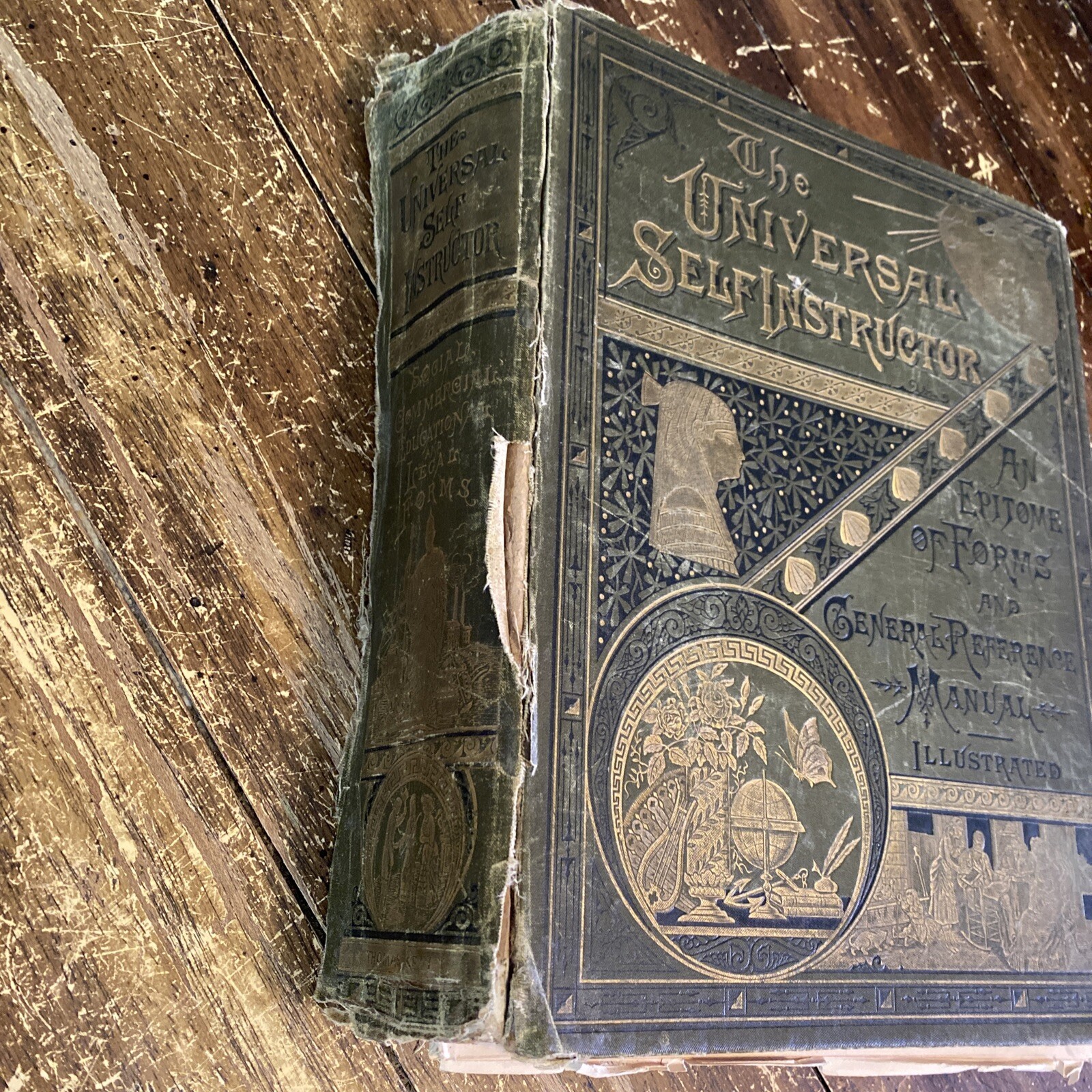 1883 The Universal Self-Instructor and Manual of General Reference Albert Berg