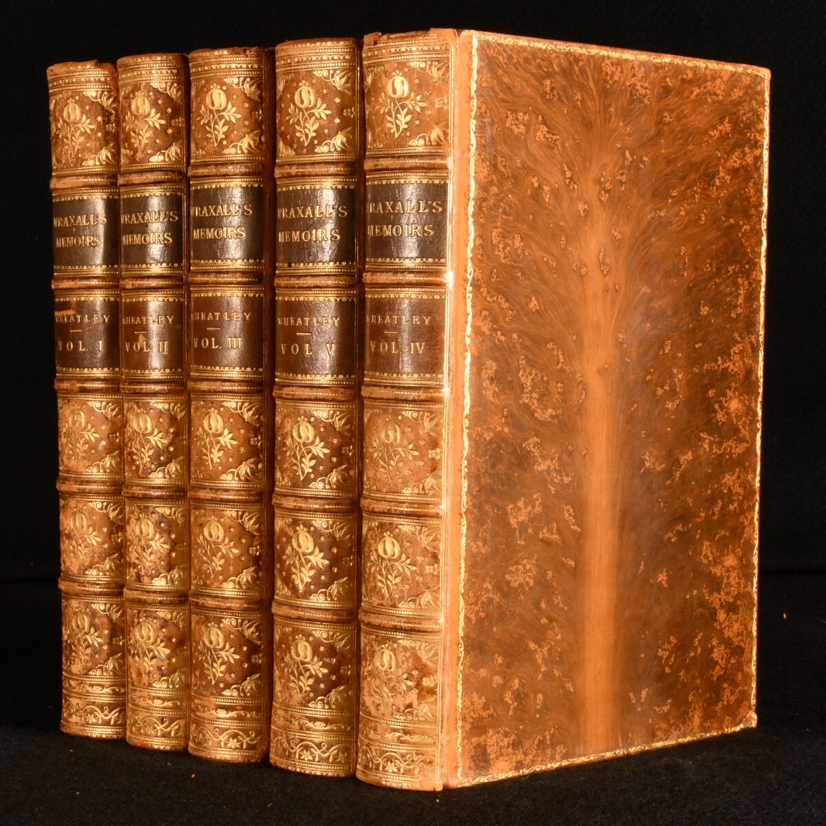 1884 5vol The Historical an the Posthumous Memoirs of Sir Nathanial William W…