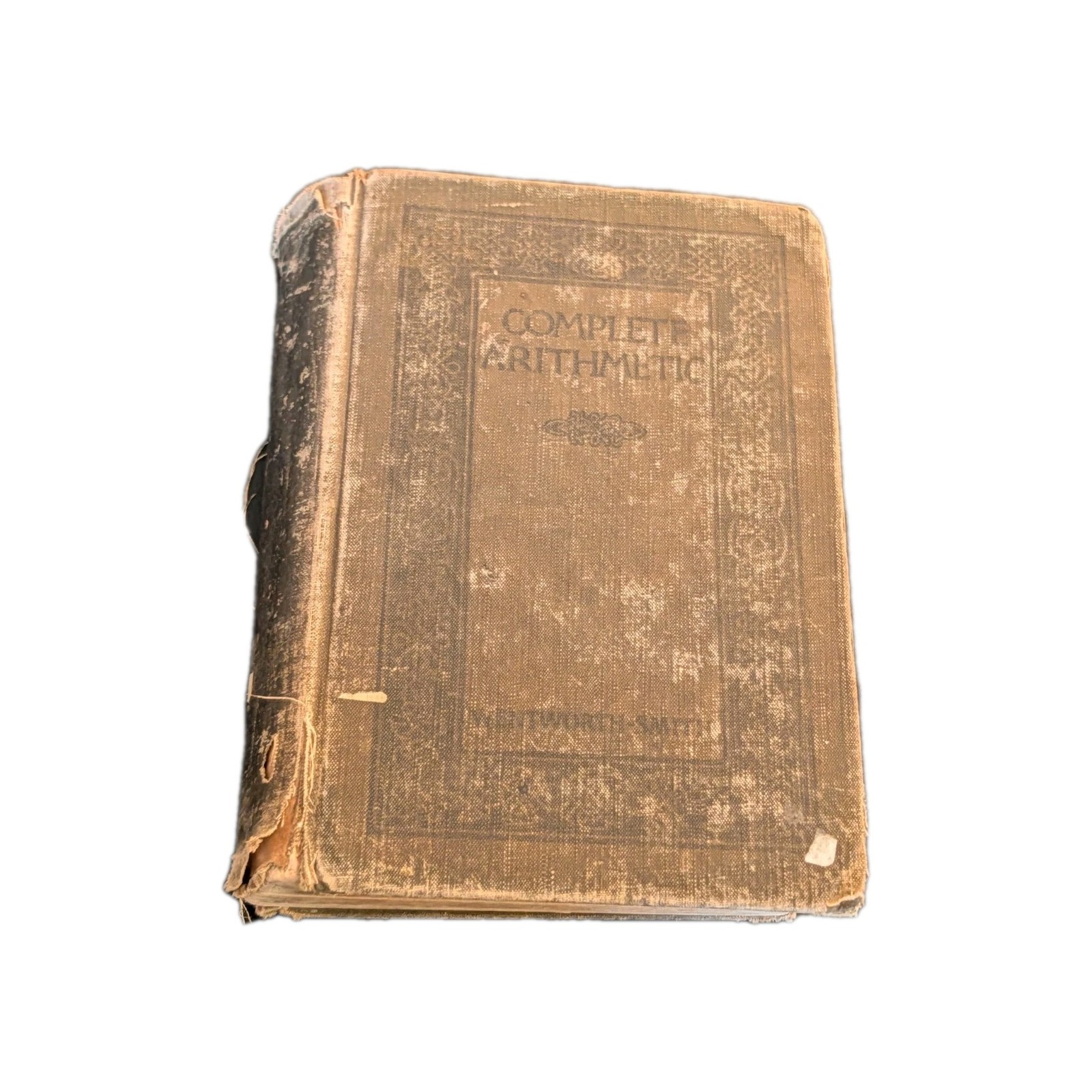 Antique school math book Greenleafs The Complete Arithmetic With Answers 1896