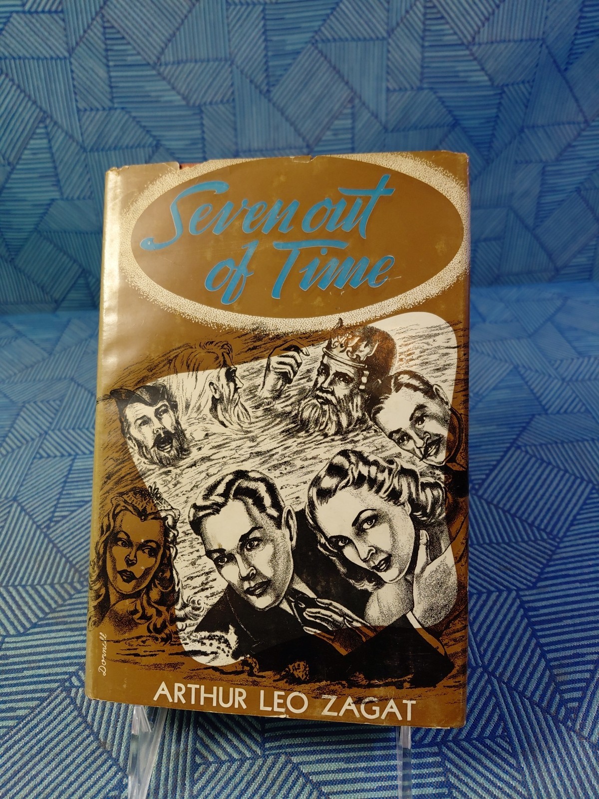 Seven Out of Time, Arthur Leo Zagat, Fantasy Sci Fi, DJ, 1st Edition,1949 #148