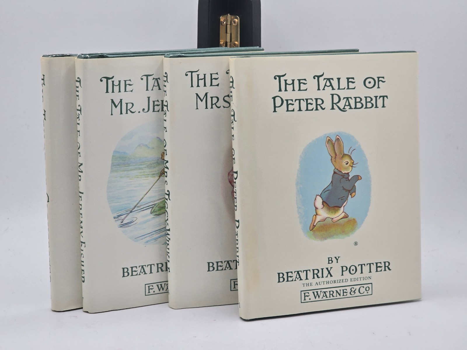 Beatrix Potter Miniature Hardcover Books Lot 4 Frederick Warne Peter Rabbit Set