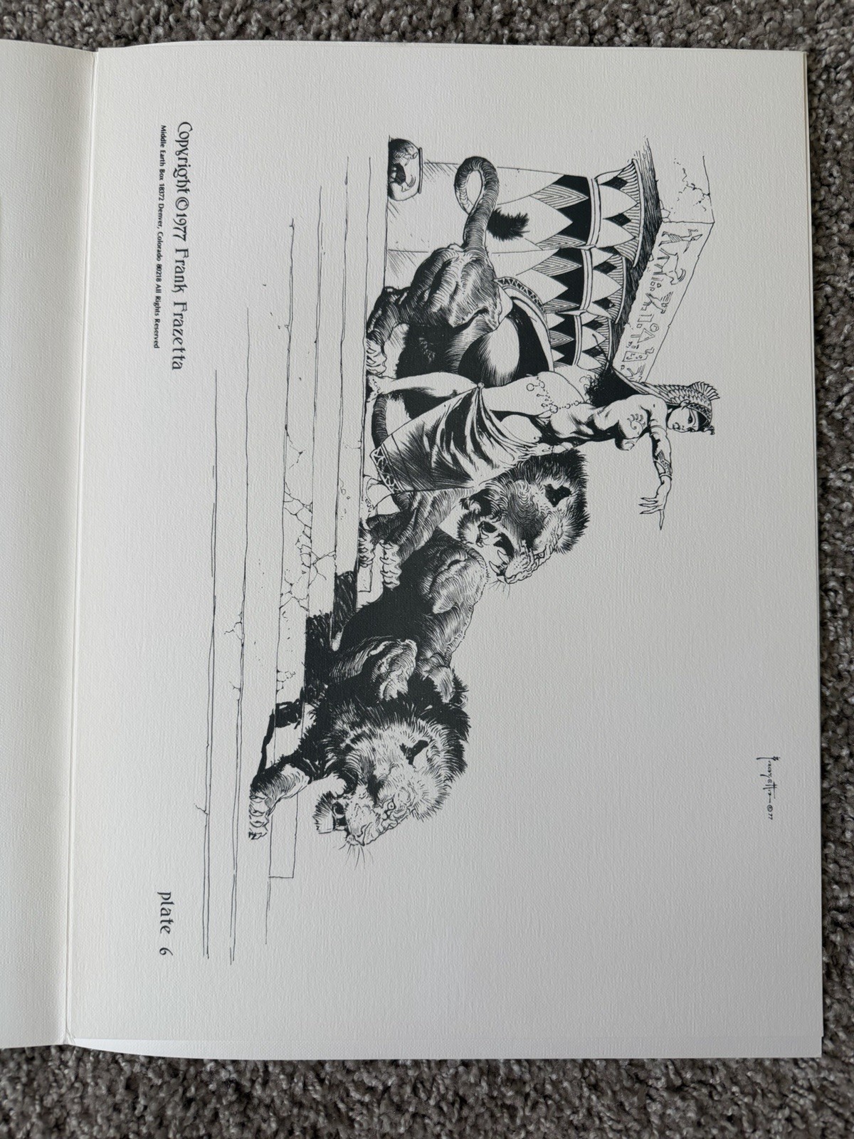 Frank Frazetta Women of the Ages 1977 SIGNED 867/1500 w/ COA