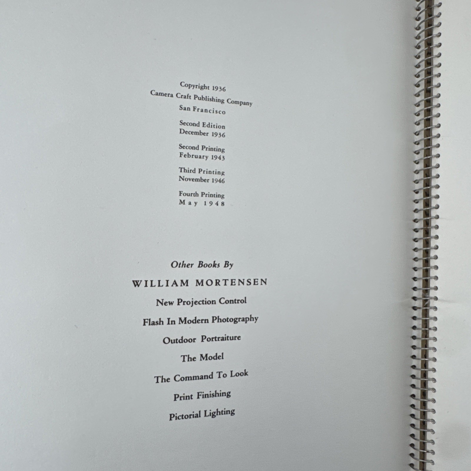 1936 William Mortensen Monsters & Madonnas Photograph Book 4th Printing, 1948