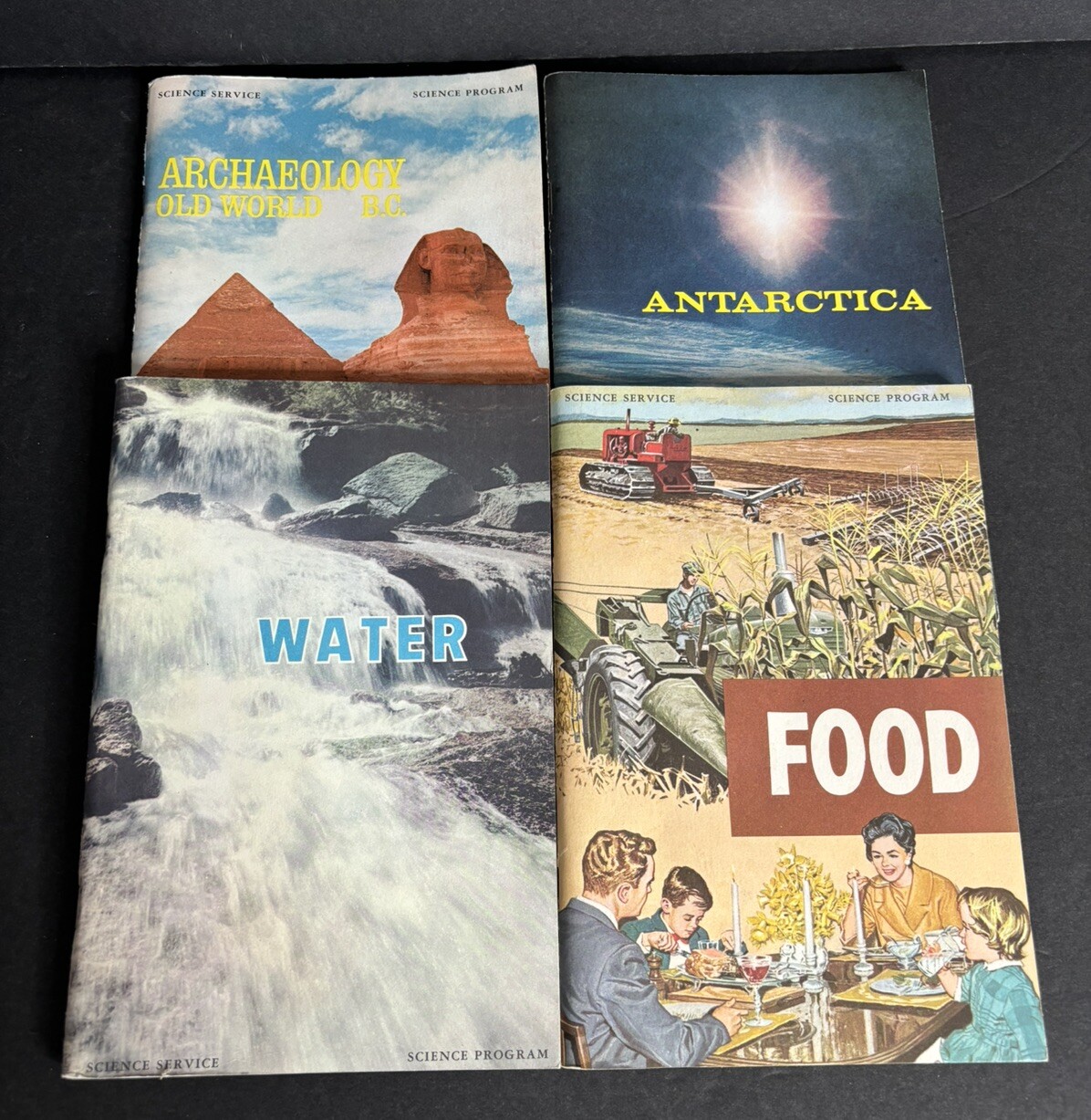 4 Science Service Science Program Book Set Nelson Doubleday Inc Water Food
