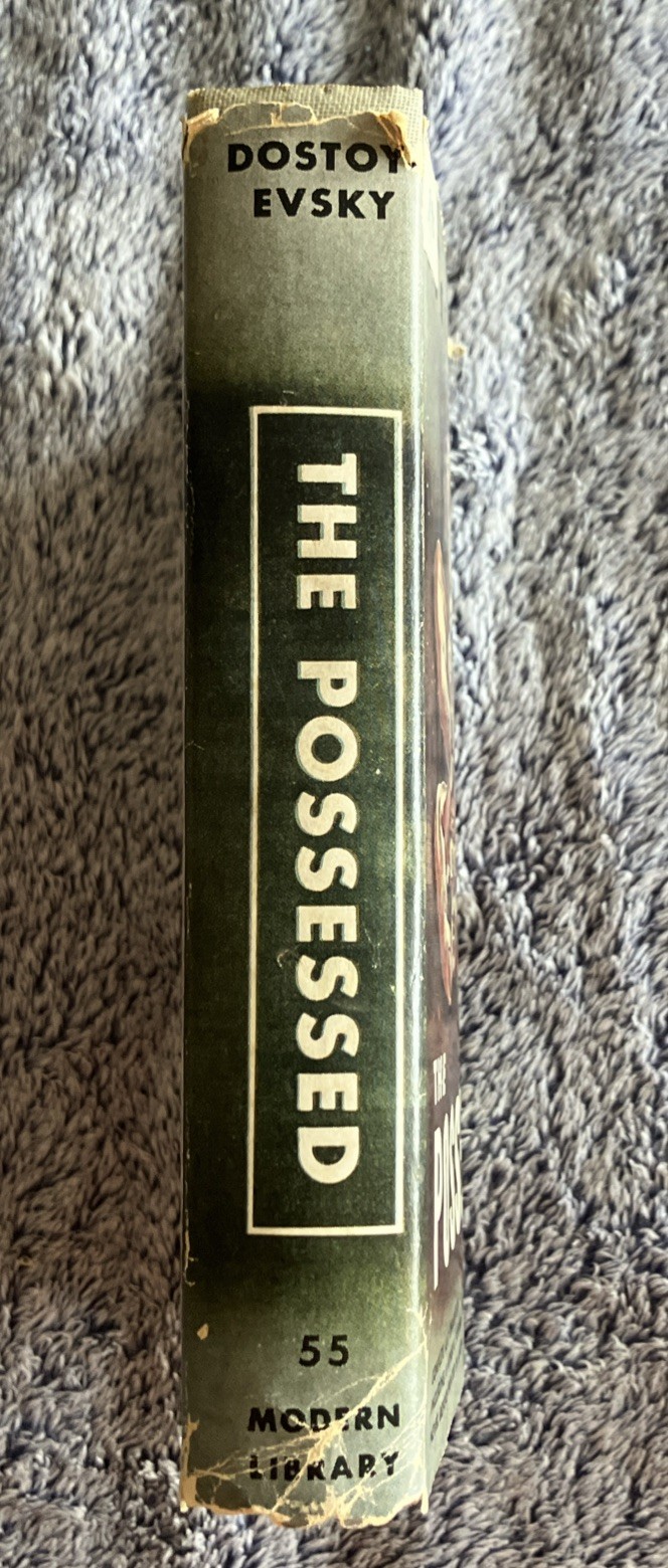The Possessed Fyodor Dostoyevsky 1930 Modern Library Unabridged Hardcover DJ