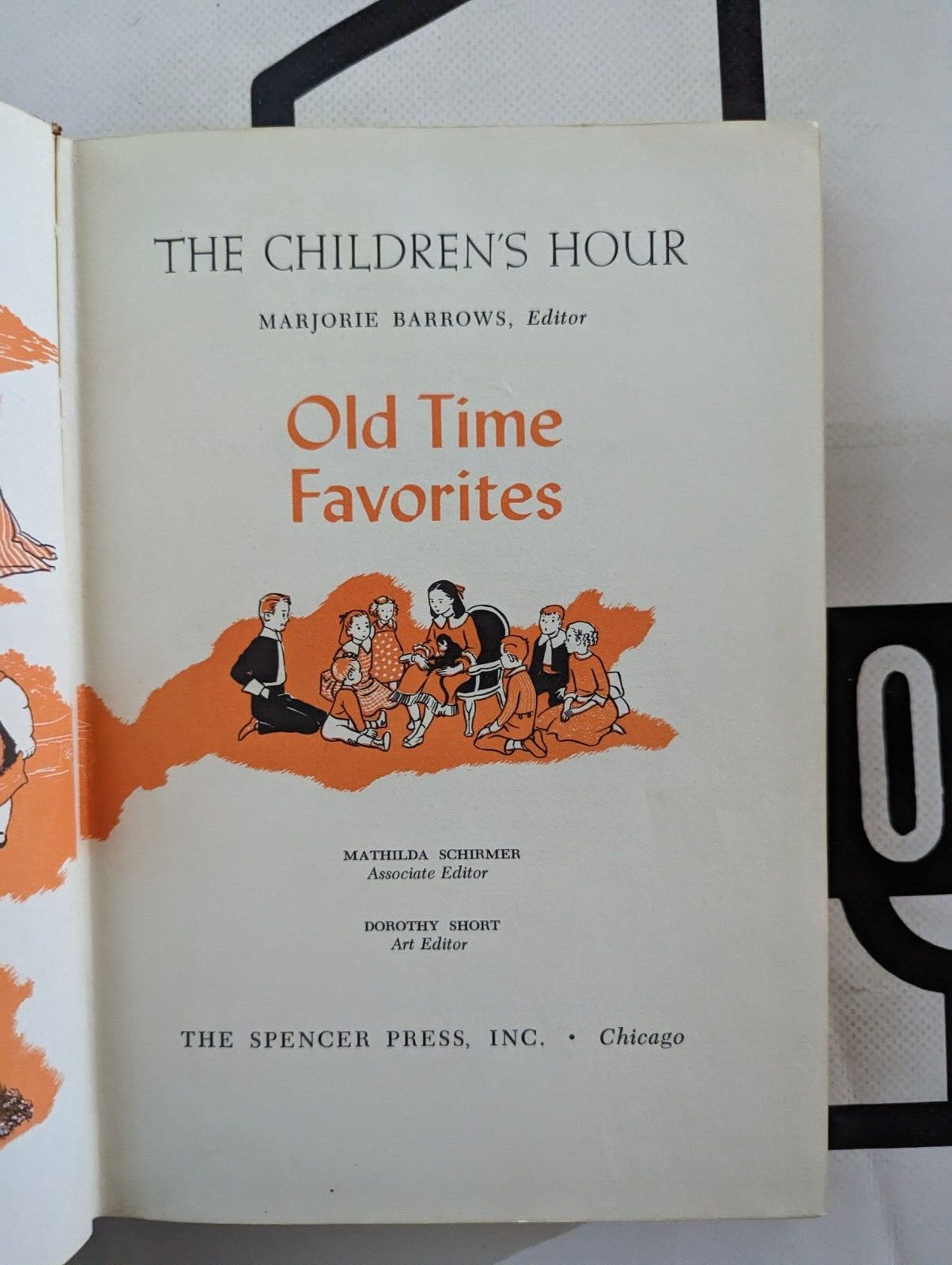 The Children’s Hour by Marjorie Barrows Old Time Favorites 1953 Hardcover VTG