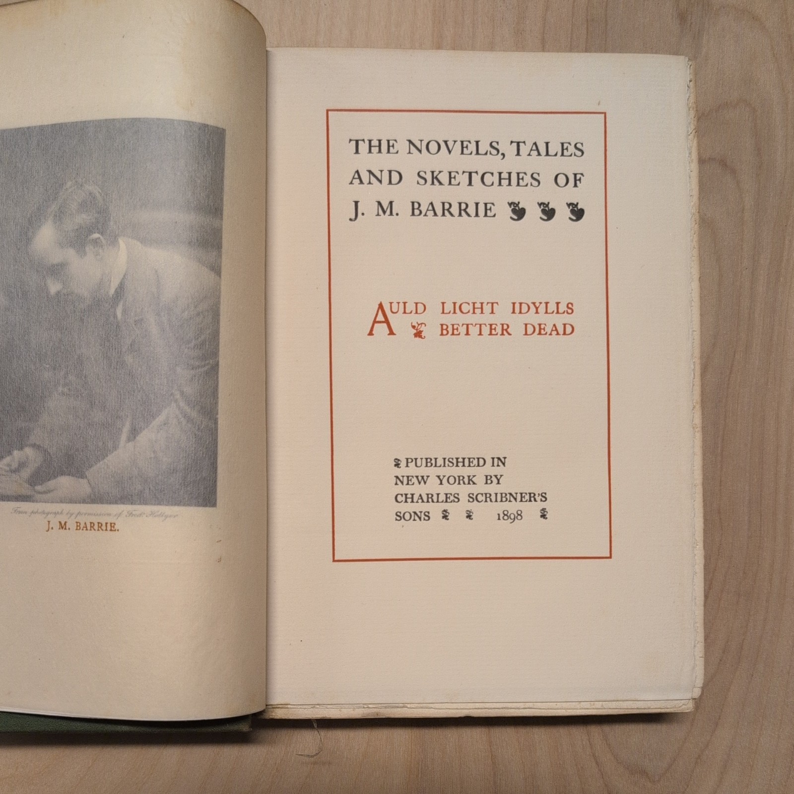 The Novels, Tales and Sketches of J. M. Barrie, Five Volumes 1896
