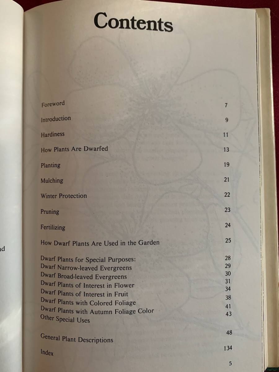 Dwarf Shrubs Bushes for Home Garden Landscape Gardening Guide Book 1974